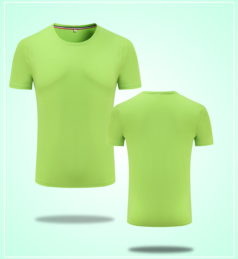定制T恤衫産品果綠色3D圖