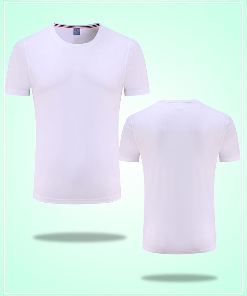 定制T恤衫産品白色3D圖