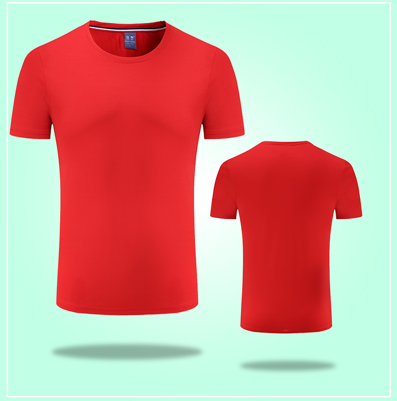 定制T恤衫産品紅色3D圖