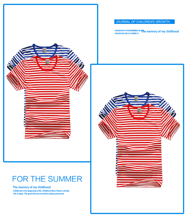 40S海魂衫T恤定制産品紅白、藍白間色_04